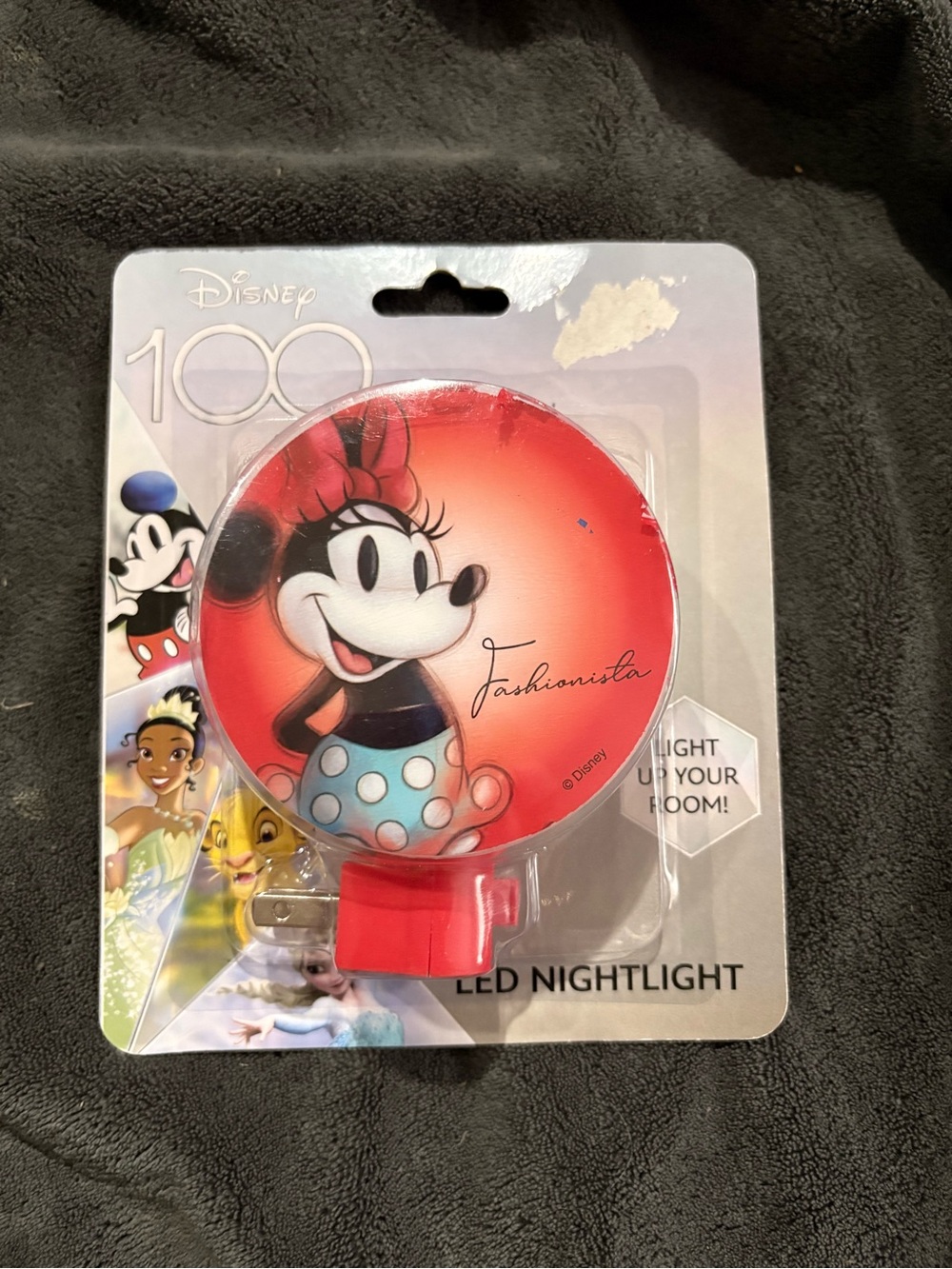 Disney Minnie Mouse Red LED Nightlight Fashionista